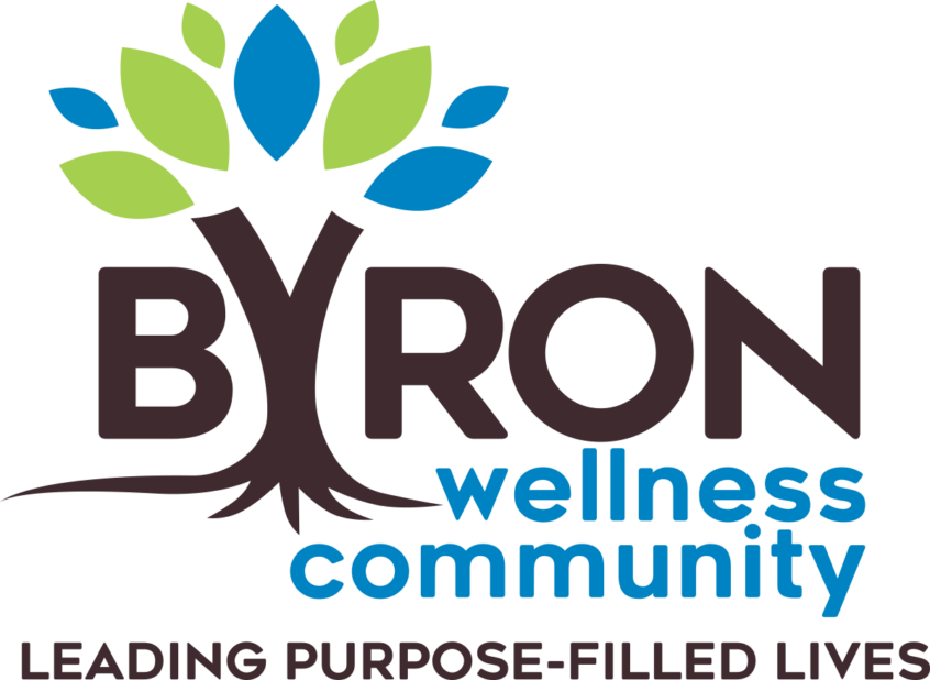 byron wellness community logo design