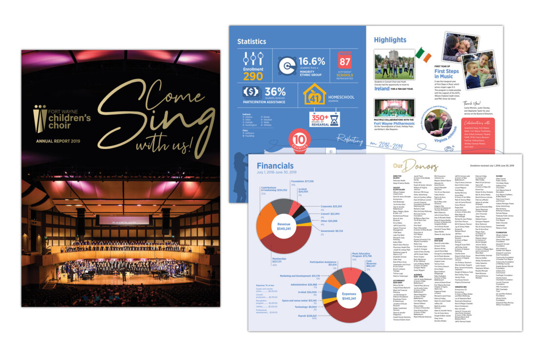 fort wayne children's choir annual report