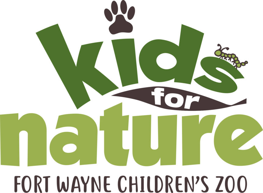 fort wayne children's zoo kids for nature logo design