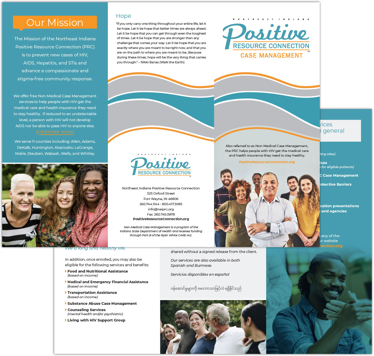 Positive Resource Connection brochure - Just Sue Graphic Design